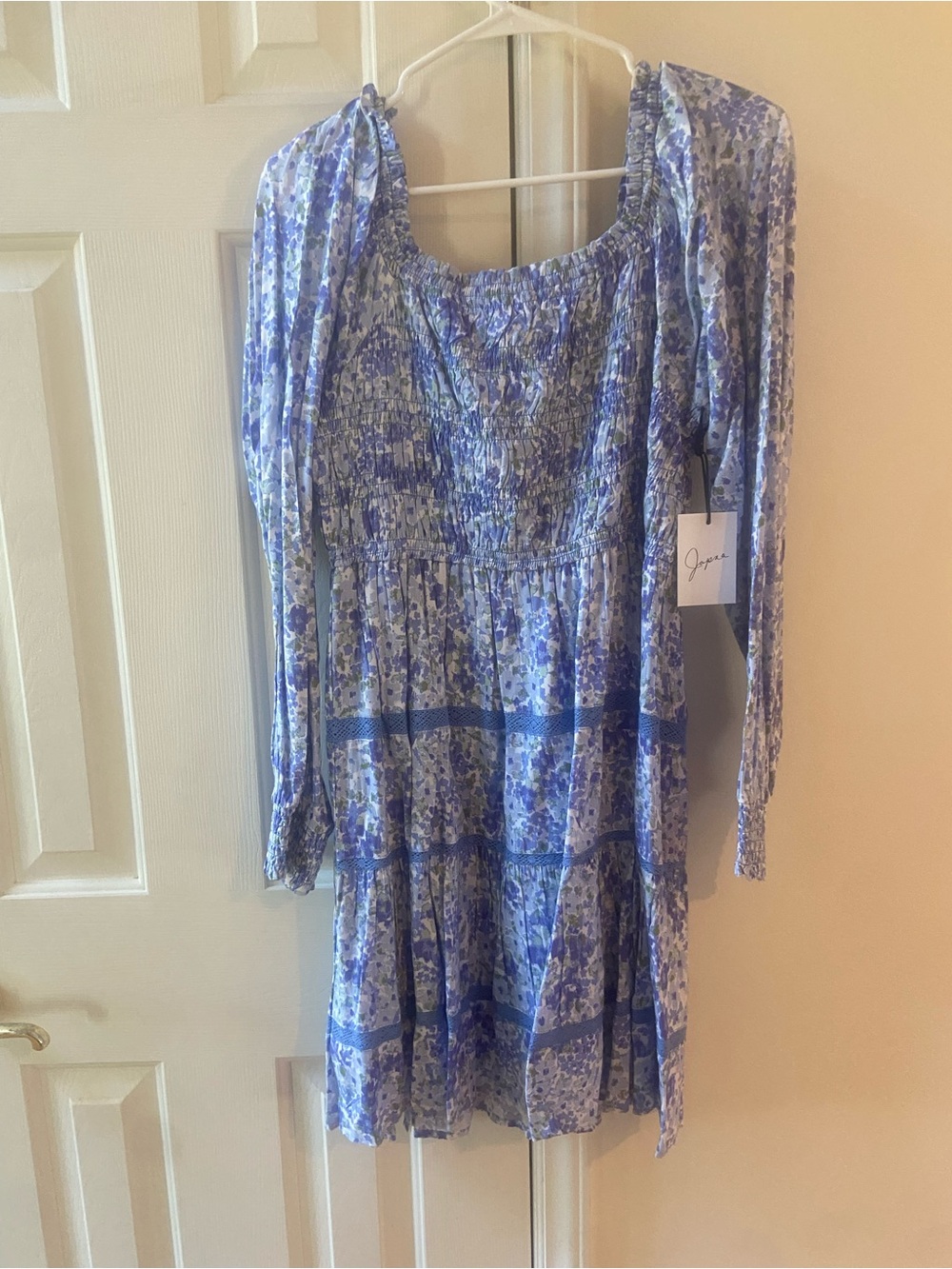 Floral Lavender and Blue Dress …. NEW